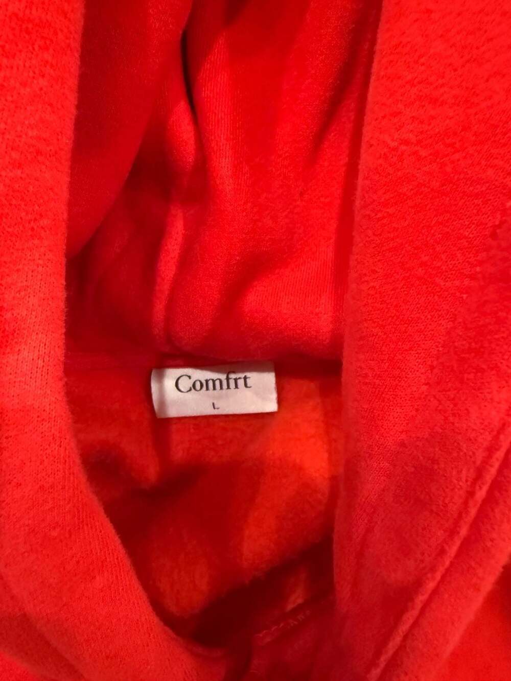 Comfrt Signature Red Pullover Weighted Hoodie - Picture 3 of 4